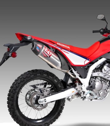 Escape Yoshimura RS-12 SS Aço com ponta de carbono para Honda CRF 300 L/RLA Rally (21-24) 123412s520