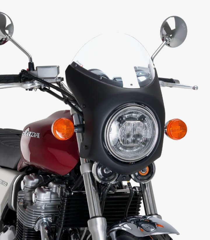 Cúpula Puig Retro Honda CB1100, Triumph Speed/Street Twin, Thruxton 1200, Mash Black Seven Transparente 9553W
