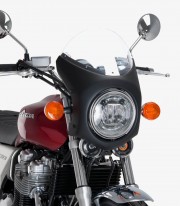 Honda CB1100, Triumph Speed/Street Twin, Thruxton 1200, Mash Black Seven Puig Retro Transparent Windshield 9553W