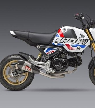 Escape Yoshimura RS-9 Aço com ponta de carbono para Honda MSX 125 Grom (21-25) 12122ar520