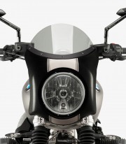 BMW R Nine T Scrambler Puig Retro Smoked Windshield 9254H