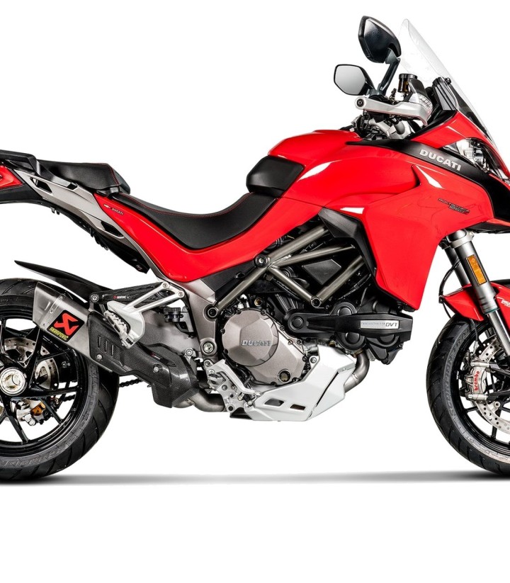 Colector Akrapovič en Titanio para Ducati Multistrada 1200 (15-17), Multistrada 1260 (18-20) E-D12E6