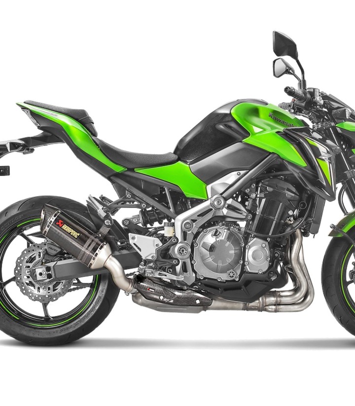 Paracalore Akrapovič in carbonio per Kawasaki Z 900 (17-24) P-HSK9SO1