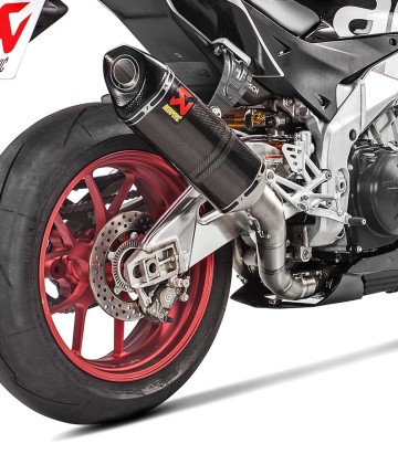 Scarico Akrapovič Evolution in carbonio per Aprilia RSV 4 1000/1100 (15-20), Tuono V4 1000/1100 (17-20) S-A10E8-RC