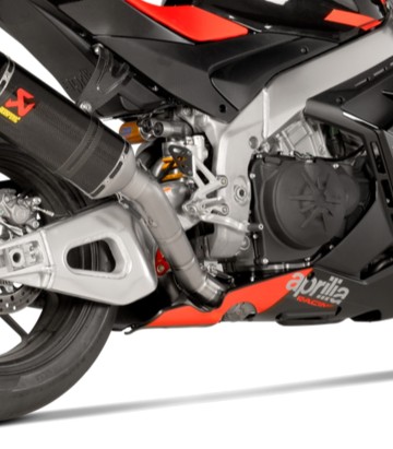 Échappement Akrapovič Evolution en carbone pour Aprilia RSV 4 1000/1100 (21-24), Tuono V4 1000/1100 (21-24) S-A10E9-RC