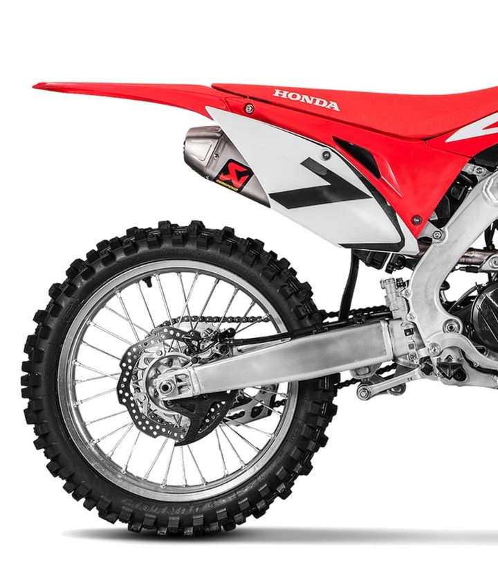 Akrapovič Evolution-uitlaat van titanium voor Honda CRF 250 R/RX (18-19) S-H2MET10-CIQTA