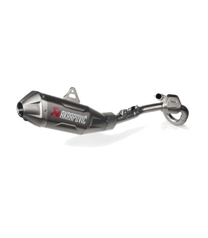 Scarico Akrapovič Evolution in titanio per Honda CRF 450 R/RX (25-26), CRF 450 X (25) S-H4E1-FDHLT