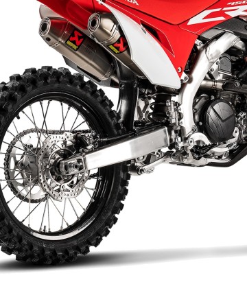 Akrapovič Evolution Auspuff aus Titan für Honda CRF 450 R/RX (17-20) S-H4MET15-CIQTA