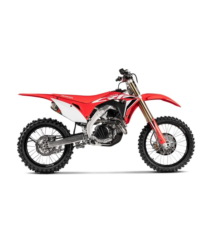 Escape Akrapovič Evolution em titânio para Honda CRF 450 R/RX (17-20) S-H4MET15-CIQTA