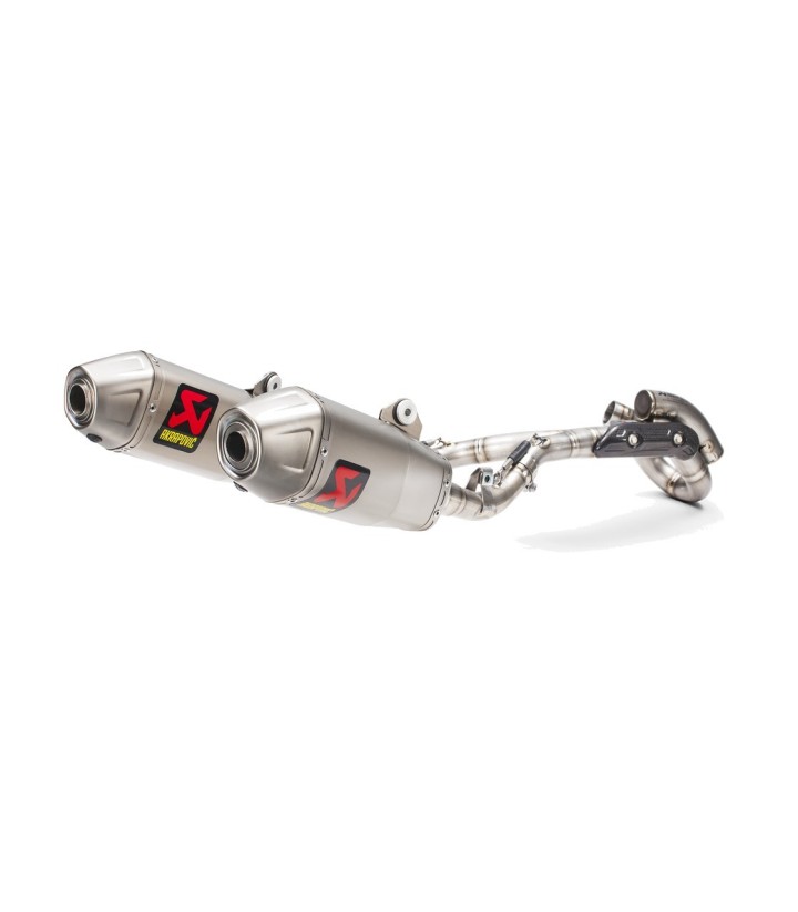 Akrapovič Evolution Exhaust in Titanium for Honda CRF 450 R/RX (17-20) S-H4MET15-CIQTA