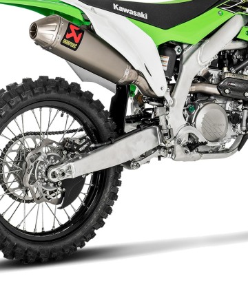 Akrapovič Evolution Auspuff aus Titan für Kawasaki KX 450 (21-23), KX 450 F (19-20) S-K4MET8-BNTA