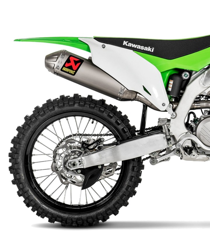Échappement Akrapovič Evolution en titane pour Kawasaki KX 450 (21-23), KX 450 F (19-20) S-K4MET8-BNTA