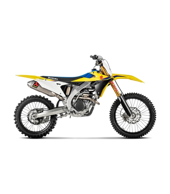Akrapovič Evolution-uitlaat van titanium voor Suzuki RMZ 250 (19-26) S-S2MET6-BNTA