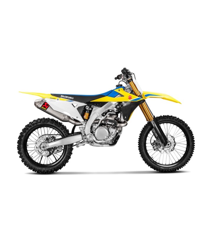 Escape Akrapovič Evolution em titânio para Suzuki RMZ 450 (18-26) S-S4MET11-BNTA