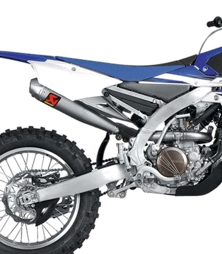 Akrapovič Evolution-uitlaat van titanium voor Yamaha WR 250 F (15-18), YZ 250 F/FX (14-18), YZF 250 F (14-18) S-Y2MET14CIBNTA