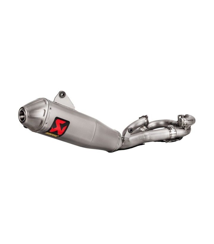 Akrapovič Evolution Exhaust in Titanium for several Fantic and Yamaha models S-Y4MET15CIBNTA