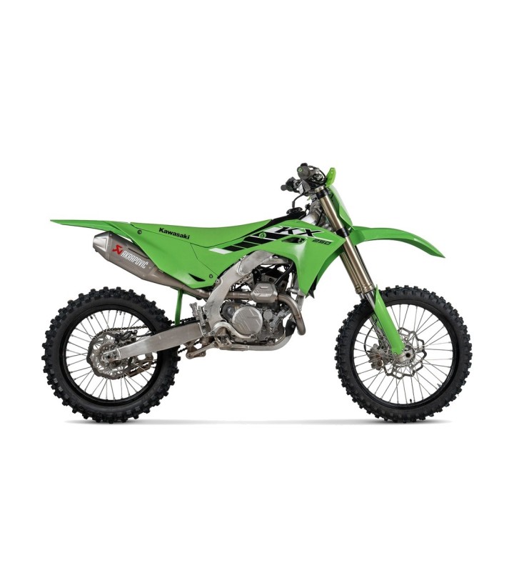 Akrapovič Evolution-uitlaat van titanium voor Kawasaki KX 250 (25), KX 450 F (25-26) SK2MET10-FDHLTA