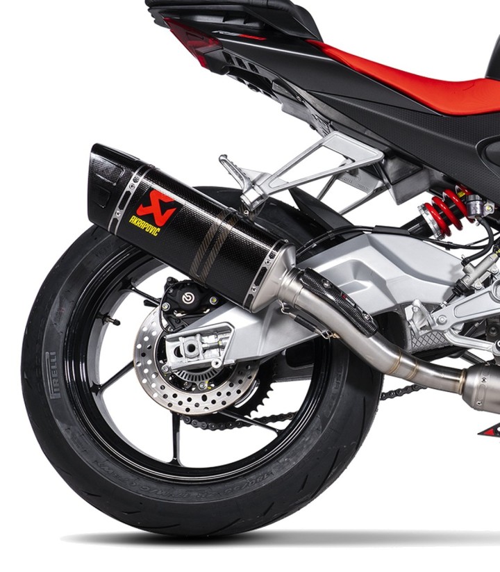 Échappement Akrapovič Racing en carbone pour Aprilia RS 660 (21-26), Tuono 660 (21-26) S-A6R5-APLC