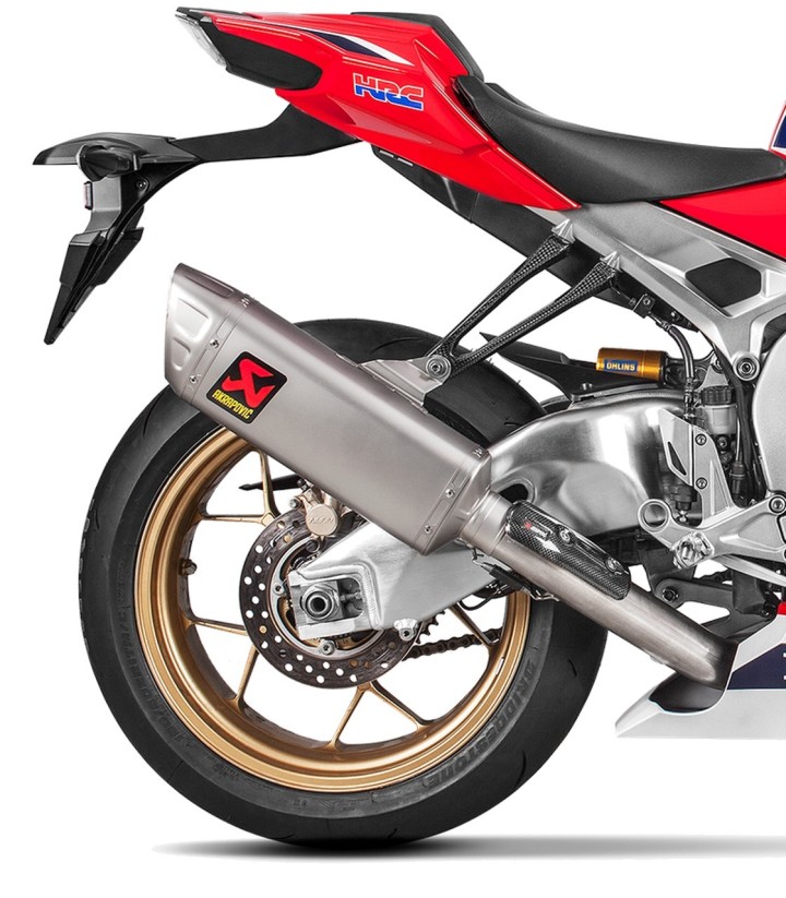 Akrapovič Racing-uitlaat van titanium voor Honda CBR 1000 RR (17-19) S-H10R8-APLT