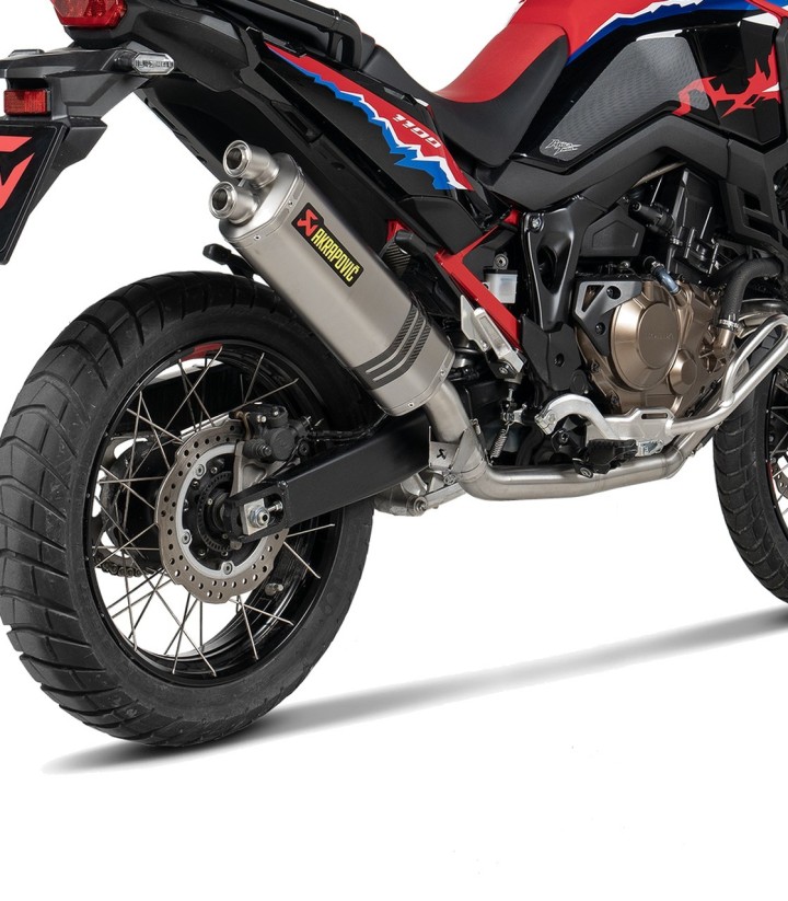 Akrapovič Racing-uitlaat van titanium voor Honda CRF 1100 L Africa Twin (20-26) S-H11R4-WT