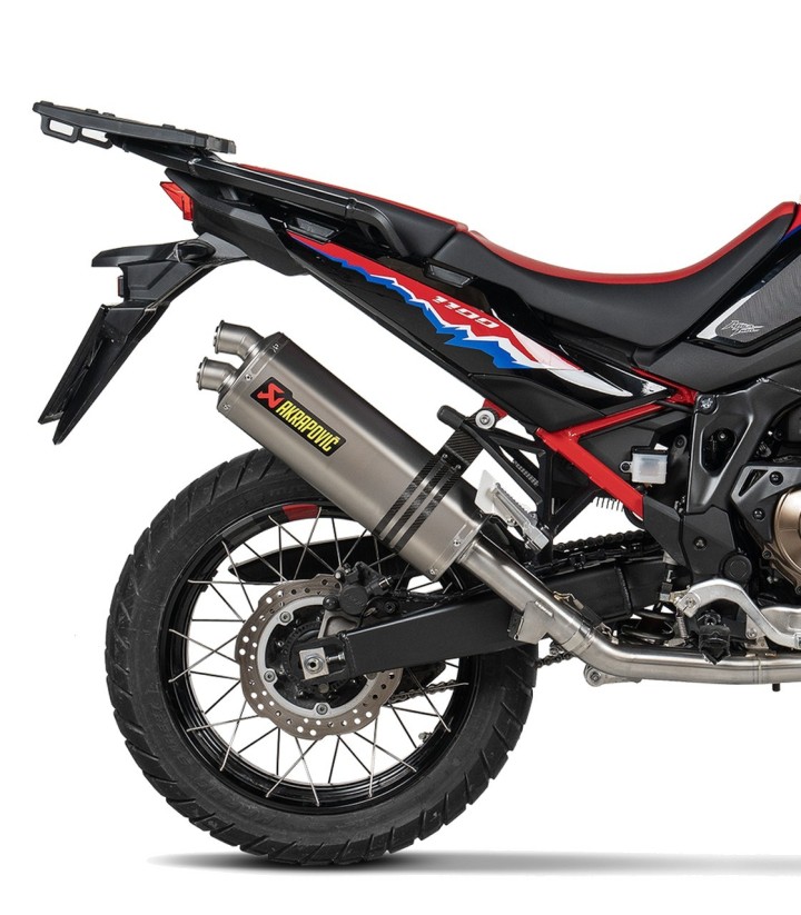 Akrapovič Racing Auspuff aus Titan für Honda CRF 1100 L Africa Twin (20-26) S-H11R4-WT