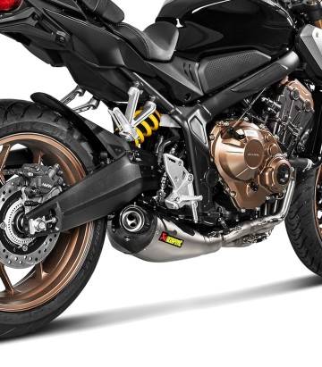 Escape Akrapovič Racing em titânio para Honda CB/CBR 650 F (14-18), CB/CBR 650 R (19-20) S-H6R14-HEGEHT