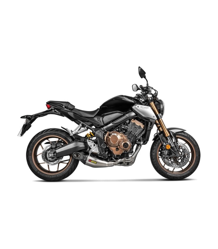 Escape Akrapovič Racing em titânio para Honda CB/CBR 650 F (14-18), CB/CBR 650 R (19-20) S-H6R14-HEGEHT