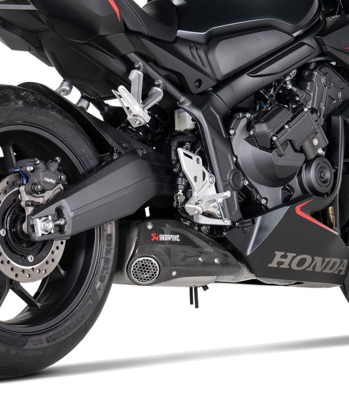 Escape Akrapovič Racing en Acero para Honda CB 650 R (19-26), CBR 650 R (19-26) S-H6R16-HKGKHSS