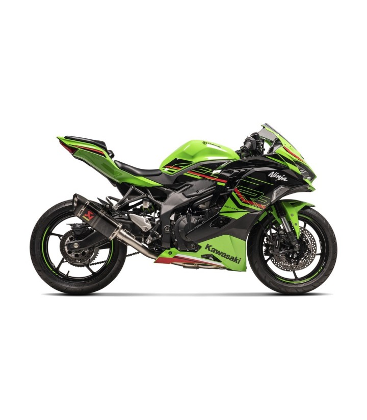 Akrapovič Racing-uitlaat van carbon voor Kawasaki ZX 25 R (20-26), ZX 4 R (23-26) S-K2R3-APC