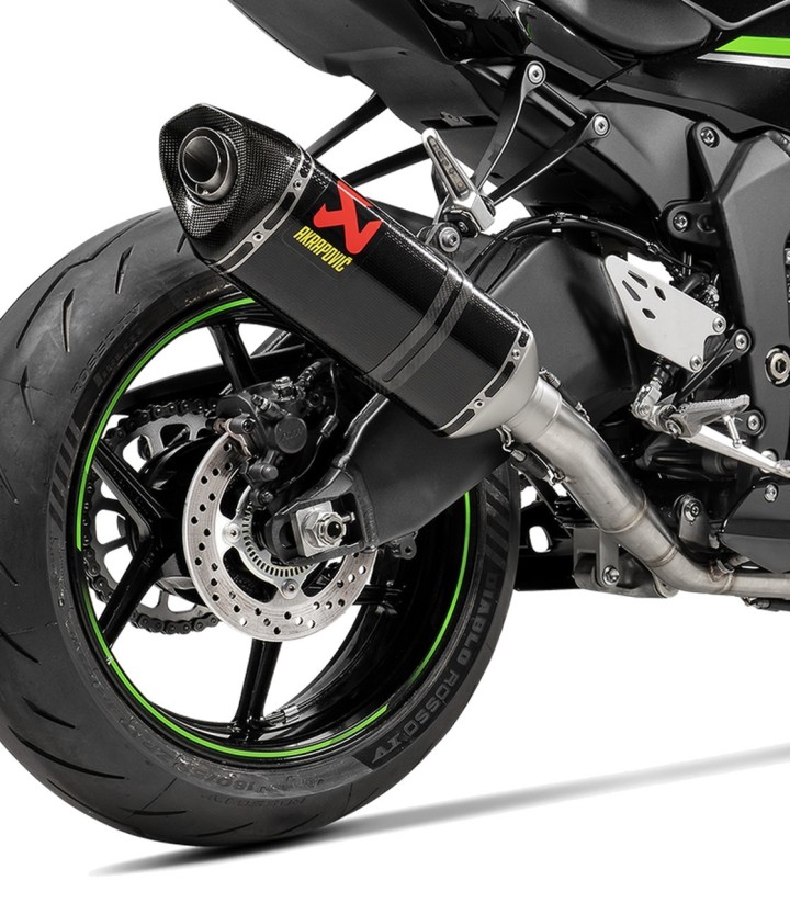 Escape Akrapovič Racing en Carbono para Kawasaki ZX 6 R (23-26) S-K6R11-RC/1