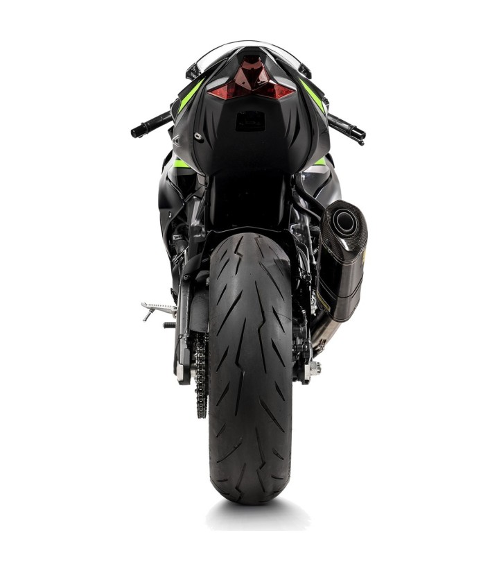 Échappement Akrapovič Racing en carbone pour Kawasaki ZX 6 R (23-26) S-K6R11-RC/1