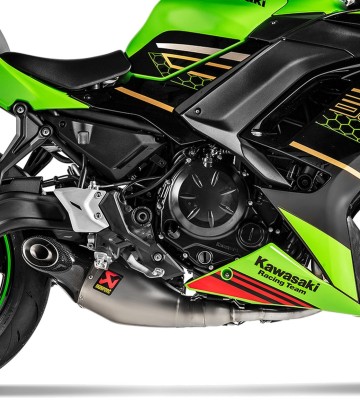 Akrapovič Racing Exhaust in Titanium for Kawasaki Ninja 650 (17-20), Z 650 (17-20) S-K6R12-HEGEHT