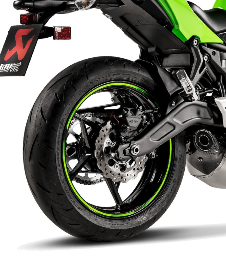 Akrapovič Racing-uitlaat van titanium voor Kawasaki Ninja 650 (17-20), Z 650 (17-20) S-K6R12-HEGEHT