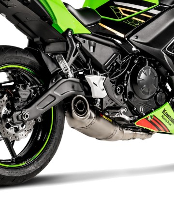 Scarico Akrapovič Racing in titanio per Kawasaki Ninja 650 (17-26), Z 650 (17-26) S-K6R13-AFCRT/1