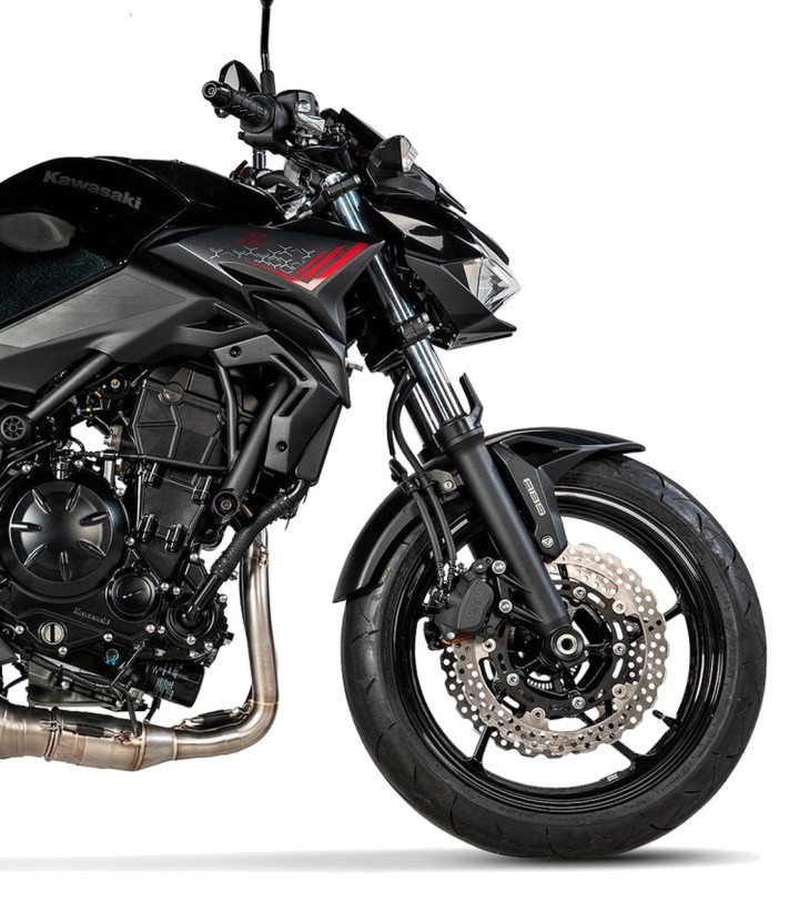 Escape Akrapovič Racing em titânio para Kawasaki Ninja 650 (21-26), Z 650 (21-26) S-K6R14-HEGEHT2