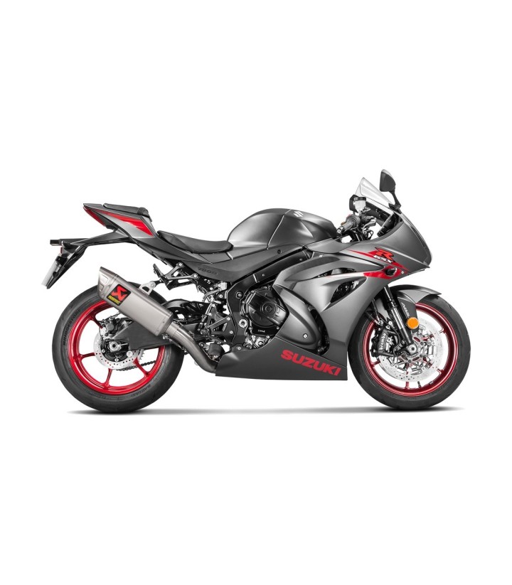 Échappement Akrapovič Racing en titane pour Suzuki GSX-R 1000 (17-25) S-S10R11-APLT