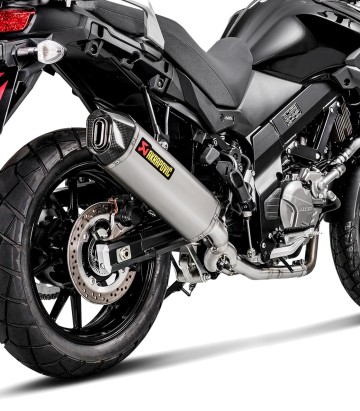 Escape Akrapovič Racing en Titanio para Suzuki DL 650 V Strom (17-24) S-S6R9-WT