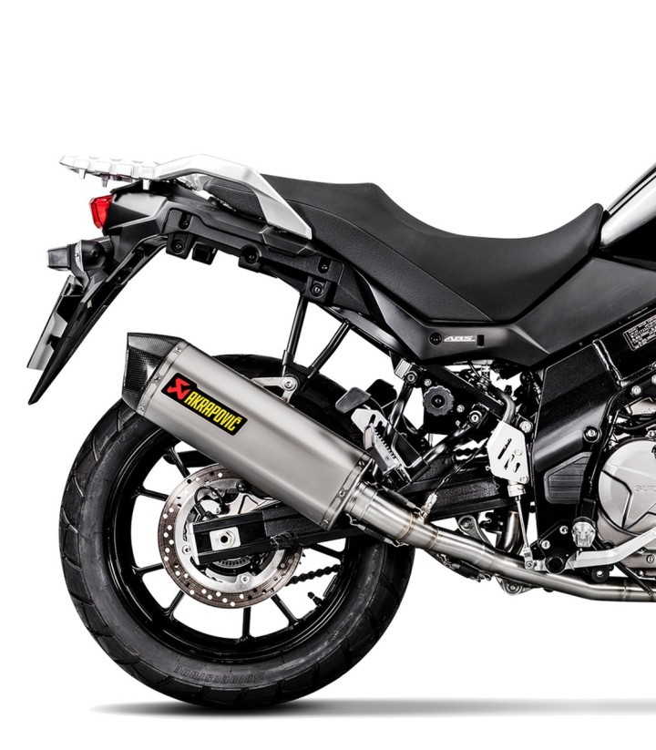 Scarico Akrapovič Racing in titanio per Suzuki DL 650 V Strom (17-24) S-S6R9-WT