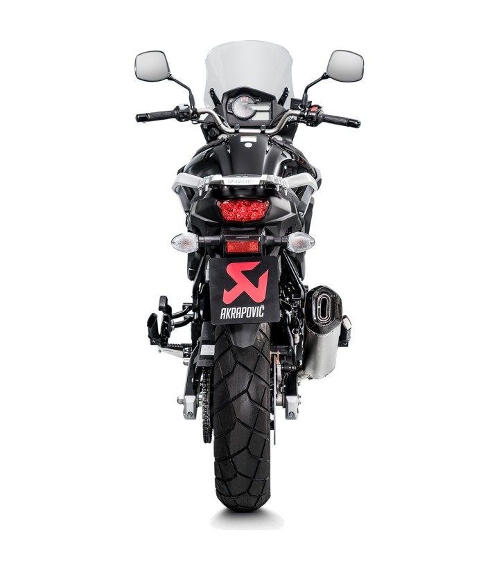 Échappement Akrapovič Racing en titane pour Suzuki DL 650 V Strom (17-24) S-S6R9-WT