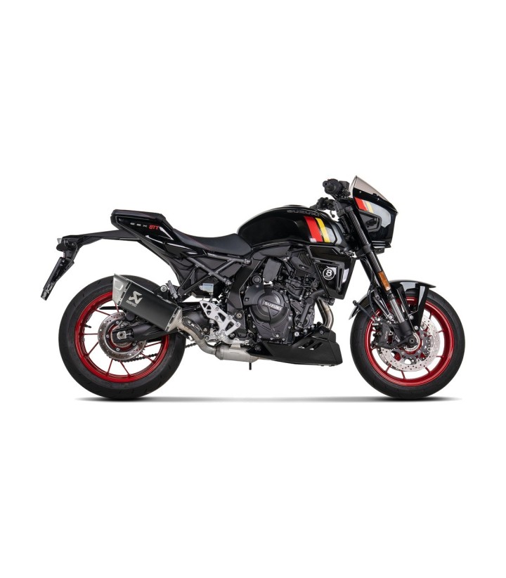 Akrapovič Racing-uitlaat in zwart voor Suzuki GSX-8R/S/T/TT (22-26) S-S8R3-APLTBL