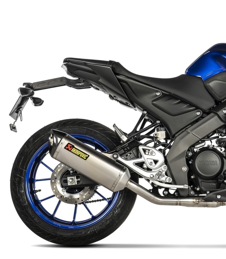 Akrapovič Racing Auspuff aus Titan für Yamaha MT 125 (21-26), R 125 (21-26), YZF 125 R (21-25), YZF R25 (21-26) S-Y125R11-HZT