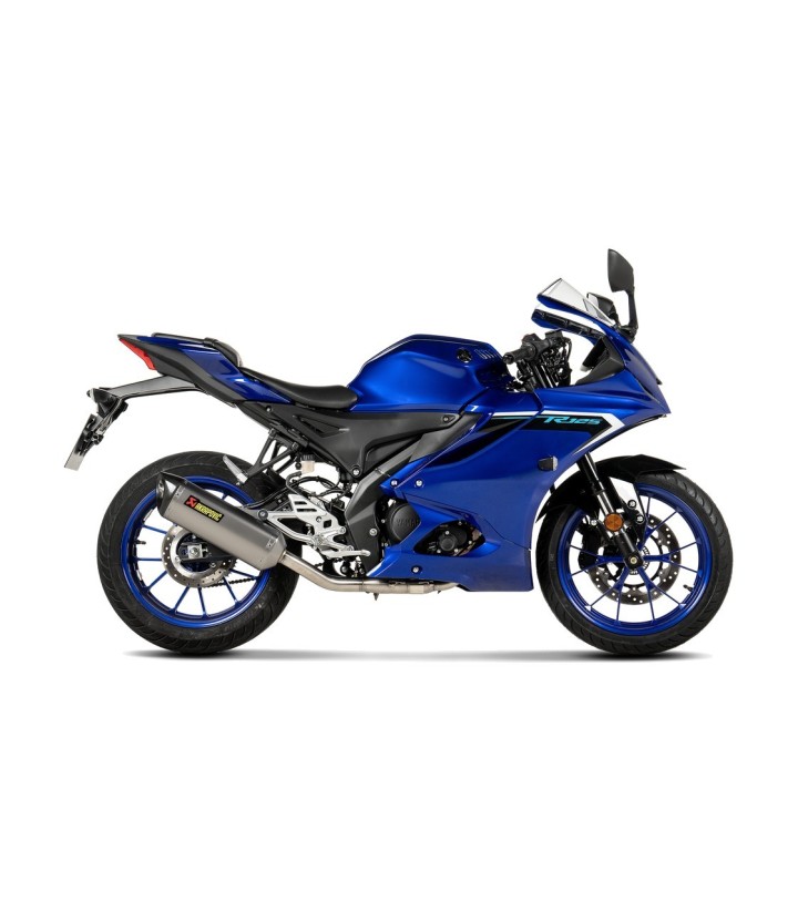 Escape Akrapovič Racing en Titanio para Yamaha MT 125 (21-26), R 125 (21-26), YZF 125 R (21-25), YZF R25 (21-26) S-Y125R11-HZT