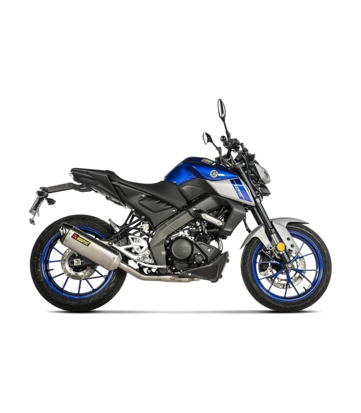 Scarico Akrapovič Racing in titanio per Yamaha MT 125 (21-26), R 125 (21-26), YZF 125 R (21-25), YZF R25 (21-26) S-Y125R11-HZT