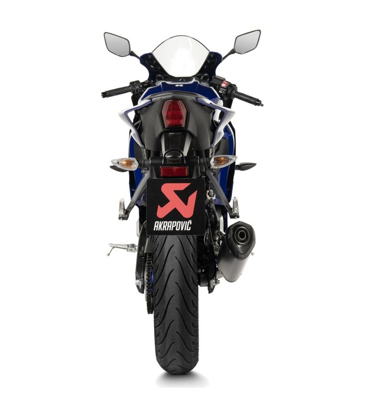 Akrapovič Racing Auspuff aus Titan für Yamaha MT 125 (21-26), R 125 (21-26), YZF 125 R (21-25), YZF R25 (21-26) S-Y125R11-HZT