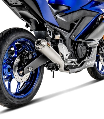 Akrapovič Racing Auspuff aus Stahl für Yamaha MT 03 320 (16-19), YZF R25 (14-21), YZF R3 (15-21) S-Y2R1-CUBSS