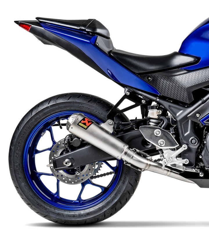 Akrapovič Racing Exhaust in Stainless Steel for Yamaha MT 03 320 (16-19), YZF R25 (14-21), YZF R3 (15-21) S-Y2R1-CUBSS