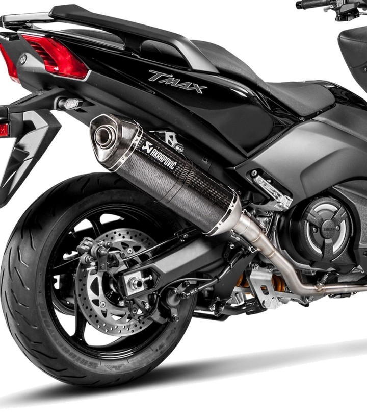 Scarico Akrapovič Racing in carbonio per Yamaha TMAX 530 (17-20), TMAX 560 (20-21) S-Y5R5-RC