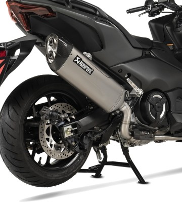 Échappement Akrapovič Racing en titane pour Yamaha TMAX 500 (20-26), TMAX 560 (20-26) S-Y5R9-HILT