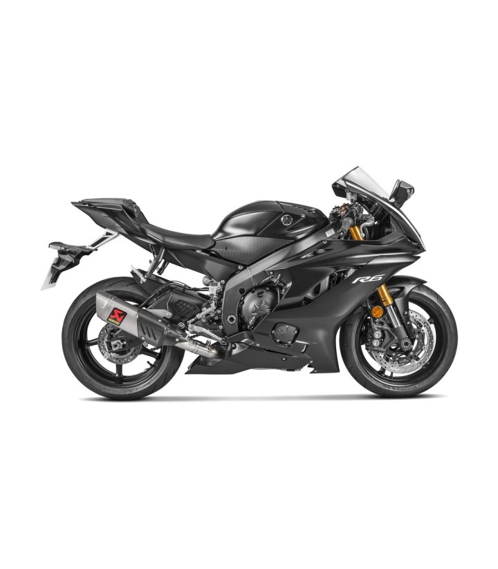 Escape Akrapovič Racing em titânio para Yamaha YZF R6 (08-26) S-Y6R9-APT