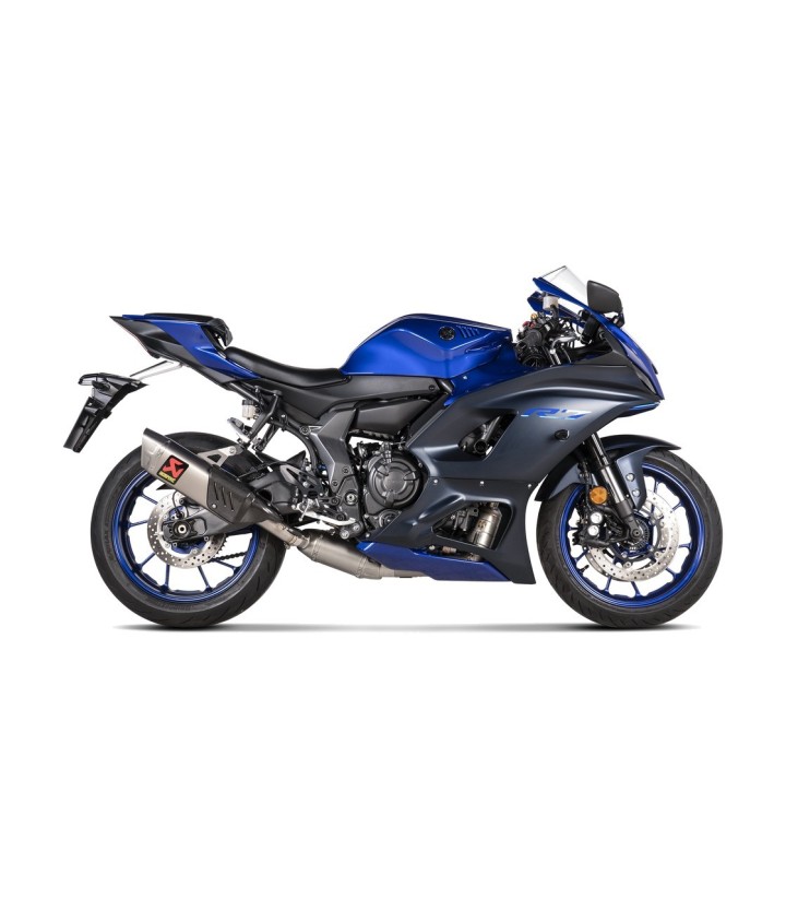 Escape Akrapovič Racing em titânio para Yamaha R7 (21-25) S-Y7R11-HAPT